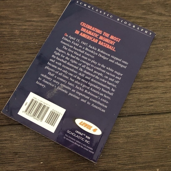 Stealing Home: The Story of Jackie Robinson paperback book Read180 stage B - Picture 3 of 3